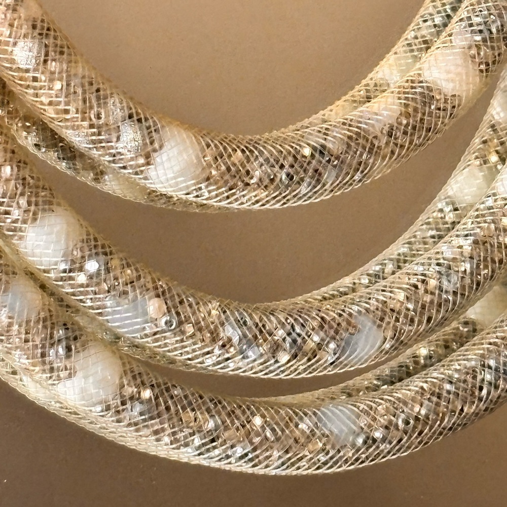 RARE! Rita D Statement Mesh Tube Choker Necklace - Picture 11 of 14